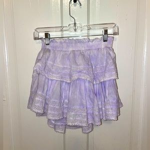 Pastel purple loveshack fancy skirt! Tie Dye